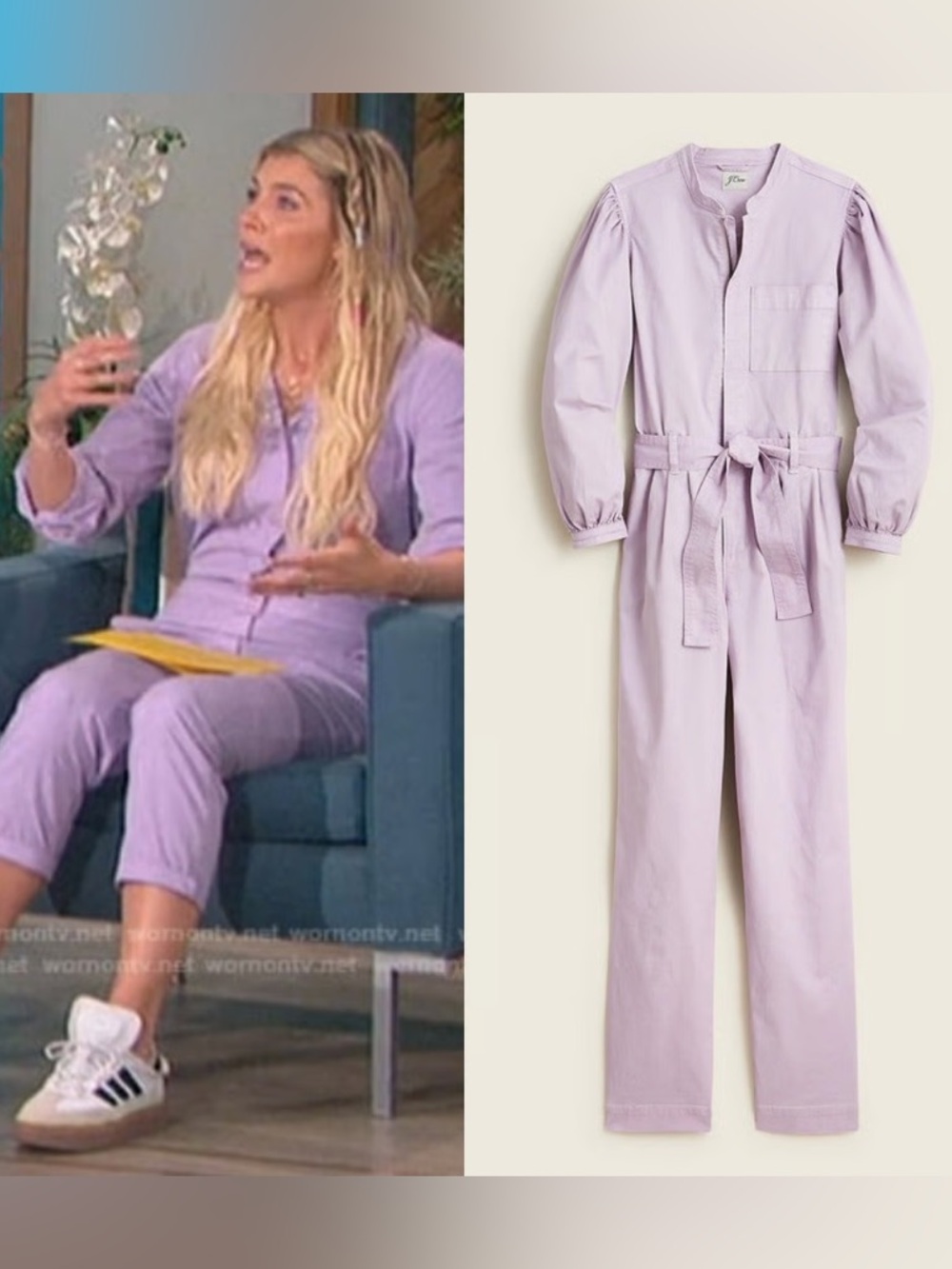 J. Crew Jumpsuit Lavender Long Sleeve Coverall Chino Straight Leg size 6P Petite
